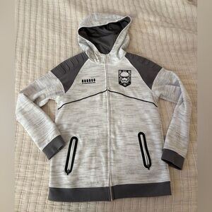 Star Wars Storm Trooper Zip Hoodie SweatShirt Size Large (14/16)